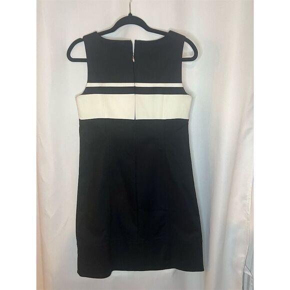White House Black Market Women's Black Sheath Mini Dress Size 2 - Standard Size - Picture 4 of 9